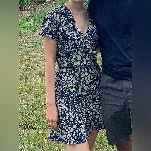 Sunday Best Floral Mini Dress in Black and Cream - Picture 3 of 4